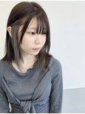 イヤリングカラー×ホワイトミルクティ