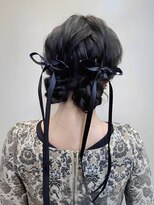 結婚式お呼ばれヘア◆ツインヘアツインアレンジ編み込みヘア夏