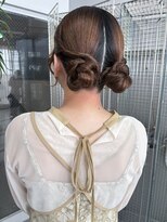 カシェル(cashel) タイトツイン団子/お呼ばれヘアセット