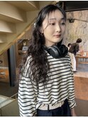 ロングウェーブパーマ