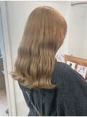 透け感ミルクティーベージュ
