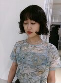 ふわふわボブパーマ