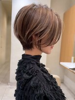 グラン(Gran) マッシュショート/ハイライト/ベージュ