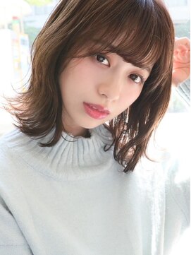 コポル(Copol) まわりと差がつく小顔カット×ラベージュ