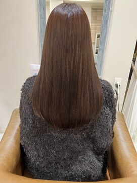 フレーム へアアンドトリートメント 天王寺北口店(FRAME) サラ艶ストレート