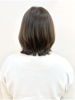 モリオ フロム ロンドン 成増店 【morio成増/一戸】外ハネボブレイヤーボブオリーブカラー