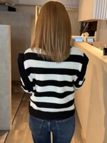 ユンク(UNC)&nbsp;髪質改善『ノフ』トリートメント お客様画像。(加工無し)