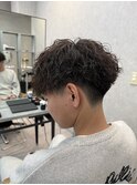 ツイストスパイラル/テーパーフェード【福岡/天神メンズサロン】
