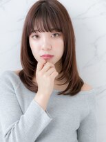 ローレン(LOREN)&nbsp;顔周りレイヤーで小顔見せ韓国風ロング/結べる長さが人気