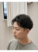 無造作ニュアンスパーマ06.27リバースセンター パート