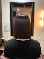 テュセ ヘアー 京都(Tu sais hair kyoto) 【縮毛矯正】地毛風ストレートボブ