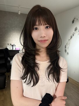 エトワ 中央店(etoi) 大分韓国ヘアかき上げレイヤーカット