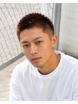 MEN's Baguz MEN'Sカット/ MEN'Sパーマ/ MEN'Sカラー フェード×スパイキーショート束感ツイストパーマメンズスタイル
