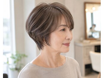モリワキ 藤が尾店の写真/乾かすだけでまとまる♪扱いやすさにこだわった似合わせショート