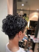 オムヘアーバイグルーマーズ(HOMME HAIR by GROOMER/S)&nbsp;#アップバング#2ブロックMIXパーマ#hommehair2nd櫻井