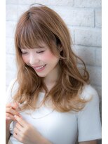 エルデ ナインズ ヘアー スタンド 川口店(elde 9's HAIR STAND)&nbsp;シルキーチョコレート＆プリカールの大人ガーリーモードヘア