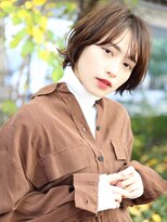 エレノア 梅田店(Eleanor)&nbsp;20代30代◎小顔 無造作カール ボブディ 丸みショート 梅田