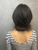 ヘアサロンエム 渋谷店(HAIR SALON M) 外ハネボブ/アッシュブラウン/ネオウルフ/デザインカラー