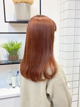 エイトヘアー(8 HAIR) レッドオレンジ