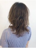 大人セミディ☆レイヤー/デジタルパーマ/お手入れ簡単ヘア