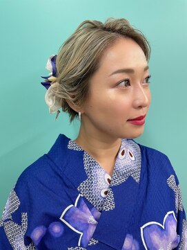 リーホリエ(Lee Horie) 【石森】シニヨン×和紙×和装