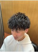 ツイストスパイラル/スパイラル/メンズカット/銀座/フェード