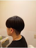 レディースツーブロックマッシュ