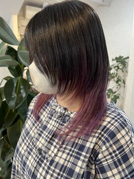 ニィ(2iee.) インナーカラー☆ラベンダーピンク