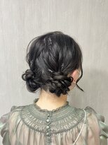 ヘアーメイクサロンアール(hair make salon R)&nbsp;ツインお団子ヘア