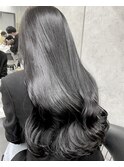 ブルーブラック 韓国ヘア 表参道