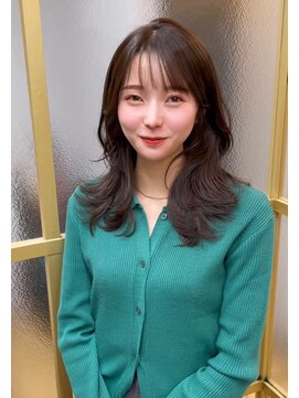 トッカ 三ノ宮店(tocca) オリーブベージュ/レイヤーカット/大人可愛い