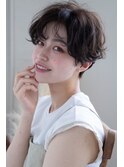 大人可愛い30代40代50代小顔◎マッシュショート