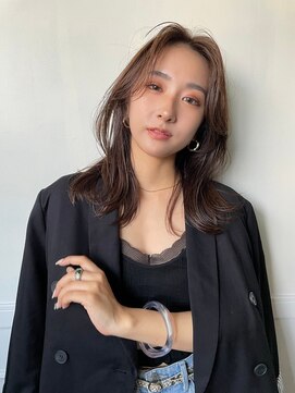 ノア 奈良駅前店(NoA) 韓国レイヤー ロングスタイル 韓国風 近鉄奈良 髪質改善