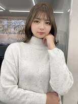 ロンド マーレ 天神大名店(Lond mare) 艶髪 ロングヘア 韓国ヘアレイヤーカット 福岡天神 前髪あり