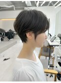 黒髪カタログ/ボブルフ/小顔に見せるヘア/ワンレン