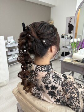 ナコプラス(naco+) ヘアセット(編みおろし)
