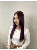 韓国スタイル/ワインレッド/髪質改善/熊本/上通り/並木坂