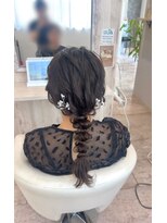 アーザ ヘアー(ASA hair)&nbsp;編みおろしスタイル