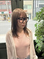 マーシュ(marshu)&nbsp;フェイスレイヤー×ミルクティーブラウン