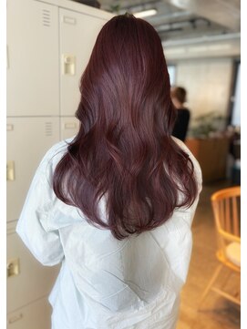 エインアンリー 明治神宮前(AIN.ANLY.) 韓国ヘア顔周りレイヤー暗めミルクティーベージュグレージュ