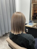 テーラヘアー ユーカリが丘店(TELA HAIR)&nbsp;明るめミルクティーベージュ♪
