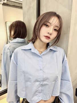 ロンドプロフィール 浦和(Lond profil) イメチェン　ボブ　外ハネボブ　美髪　ホワイトブロンド　韓国