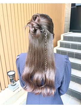 アクト(ACT) カチモリヘア/ハーフアップ/ヘアセット/カチモリハーフアップ