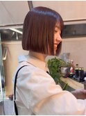 ◇ボブ 縮毛矯正 レイヤー 表参道 髪質改善ストレート