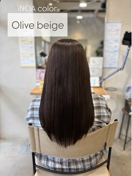 ティーズピーク(ty s peak) 【color + treatment】iNOAcolor ×オリーブベージュ