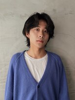 ヒュージ 三軒茶屋(huge) メンズセンターパート/ニュアンスパーマ/センターパートパーマ