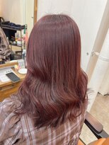 アジールヘア 北千住駅西口店(agir hair)&nbsp;暖色ピンクカラー北千住