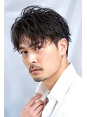 ソフトツイストパーマ大人マッシュ縦落ちパーマツイストシャドウ