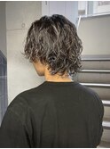 大人のゆるめウルフパーマ/ハイライト/ダウンシャドウパーマ