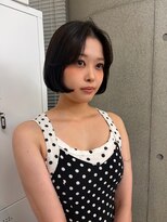 トラッキンアップザパス(TRUCKIN UP THE PATH)&nbsp;オリーブグレイ 前上がりボブ